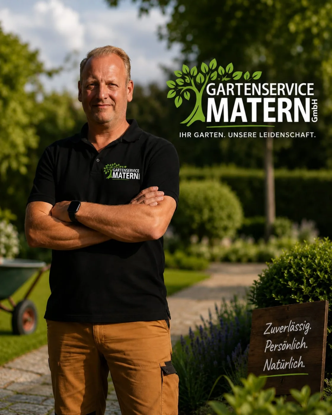Andreas Matern, Geschäftsführer von Gartenservice Matern GmbH